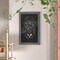Canterbury 20" x 30" Rustic Gray Wall Mount Magnetic Chalkboard Sign with Eraser, Hanging Wall Chalkboard Memo Board